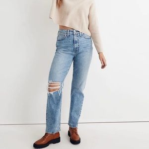 Madewell Curvy Vintage Straight Jean - Size 27